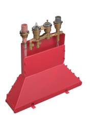 Corp ingropat pentru baterie cu montaj pe cada Axor Starck Organic 4 elemente - 1