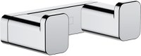 Cuier baie dublu Hansgrohe AddStoris  crom - 1