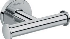 Cuier baie dublu Hansgrohe Logis Universal  crom