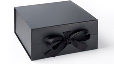 Cutie cadou Folda XL Deep  inchidere magnetica si fundita  Black