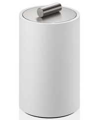 Cutie cu capac Decor Walther Stone DMD M  13x8cm  alb-inox mat - 1