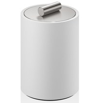 Cutie cu capac Decor Walther Stone DMD S  11x8cm  alb-inox mat - 1