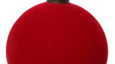 Decoratiune brad Deko Senso glob 8cm sticla rosu catifelat