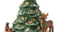 Decoratiune Villeroy & Boch Christmas Toys Christmas Tree with Forest Animals 23x17x17cm