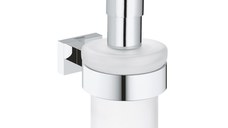Dozator sapun lichid cu suport de perete Grohe Essentials Cube  crom