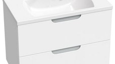 Dulap baza pentru lavoar Ravak SD Classic II 800 cu 2 sertare  80cm  alb-gri