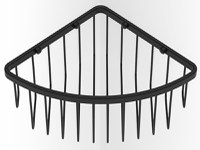 Etajera de colt Decor Walther  negru mat - 1