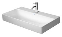 Lavoar Duravit DuraSquare 80x47 cm  fara preaplin  ventil fix cu capac ceramic  finisaj suplimentar - 1