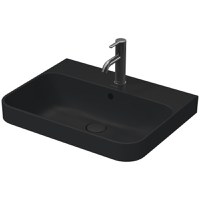 Lavoar Duravit Happy D.2 Plus 60x46cm  montare pe mobilier  Antracit Mat - 1