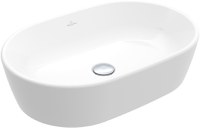 Lavoar oval Villeroy & Boch Architectura Ceramic Plus  60x40cm  montare pe blat  Alb Alpin - 1