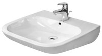 Lavoar pentru persoane cu dizabilitati Duravit D-Code Vital 60x56 cm  alb - 1