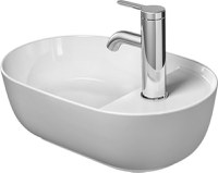 Lavoar tip bol Duravit Luv 42x27cm  fara preaplin  montare pe blat - 1