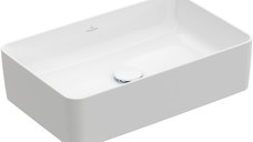 Lavoar tip bol Villeroy & Boch Collaro 56x36cm  fara orificiu baterie  fara preaplin  alb