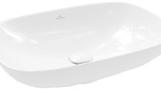 Lavoar tip bol Villeroy & Boch Loop & Friends 56x38cm cu preaplin  material TitanCeram  montare pe blat