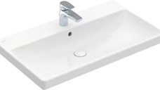 Lavoar Villeroy & Boch Avento 80x47 cu preaplin  montare pe mobilier  alb Alpin