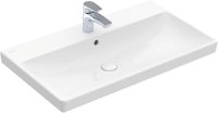 Lavoar Villeroy & Boch Avento CeramicPlus 80x47 cu preaplin  montare pe mobilier  alb Alpin - 1
