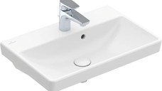 Lavoar Villeroy & Boch Avento Compact 55x37cm  cu preaplin  alb Alpin