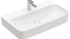 Lavoar Villeroy & Boch Finion 80x47cm  finisat suplimentar  alb