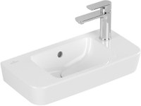 Lavoar Villeroy & Boch O.Novo Compact 50x25cm cu preaplin  pozitionare baterie dreapta  alb Alpin - 1