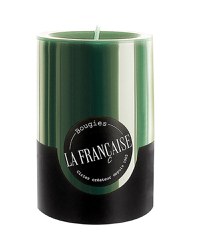 Lumanare La Francaise Colorama Cylindre Timeless d 7cm h 10cm 50 ore verde - 1