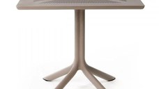 Masa exterior Nardi ClipX 80  h 75cm  80x80cm  tortora