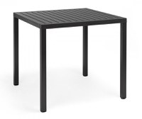 Masa exterior Nardi Cube 80x80cm  h 75.5cm  baza aluminiu  antracit - 1