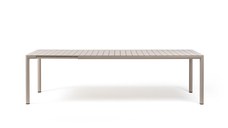 Masa exterior Nardi Tevere 210 extensibila  max 275x100cm  baza aluminiu  corda