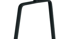 Masuta Dexo Bottles diametru 40cm  h45cm  baza metalica black  blat ceramic Vulcano Nero