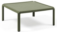 Masuta exterior Nardi Komodo Tavolino  70x70cm  h32.5cm  verde agave