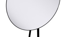 Oglinda cosmetica Decor Walther Round x5  22cm  negru mat