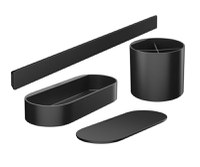 Pachet accesorii lavoar Hansgrohe Wallstoris  negru mat - 1