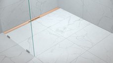 Pachet rigola de dus Kessel Linearis Infinity 60  Megastop  90cm  capac cupru periat