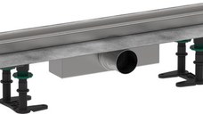 Pachet rigola de pardoseala Hansgrohe RainDrain Compact Complete 600mm  pardoseli minim 63mm  capac faiantabil