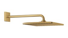 Palarie de dus Grohe RainShower Mono 310 Cube cu brat de dus 422mm de perete  brushed cool sunrise