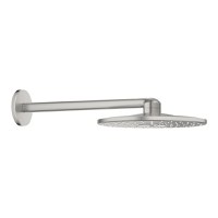 Palarie de dus Grohe RainShower SmartActive 310  2 tipuri de jet  cu brat de dus 43cm de perete  supersteel - 1