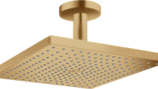 Palarie de dus Hansgrohe Raindance E 300 1jet EcoSmart cu brat de dus de tavan 10cm  bronz periat