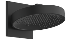 Palarie de dus Hansgrohe Rainfinity 250 1jet EcoSmart cu placa de conectare la perete  negru mat