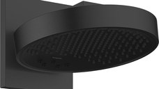 Palarie de dus Hansgrohe Rainfinity 250 3jet EcoSmart cu placa de conectare la perete  negru mat