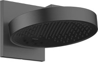 Palarie de dus Hansgrohe Rainfinity 250 3jet EcoSmart cu placa de conectare la perete  negru periat - 1