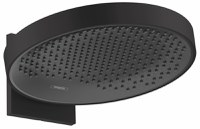 Palarie de dus Hansgrohe Rainfinity 360  1 jet  cu placa de conectare la perete  negru mat - 1