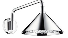 Palarie dus Axor Front 240 cu 2 tipuri jet  prindere perete