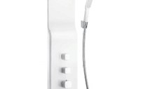 Panel dus Hansgrohe Raindance Lift cu baterie termostatata  alb/crom