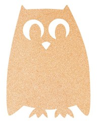 Panou pluta Securit Silhouette Owl 40 7x30x0 5cm - 1