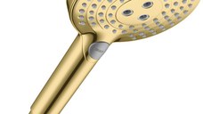 Para de dus Hansgrohe Raindance Select S 120 cu 3 jeturi  gold optic lustruit