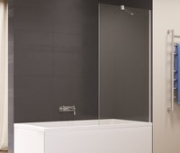 Paravan de cada Ronal (SanSwiss) Easy  un element fix  70x150cm  sticla securizata 6mm - 1