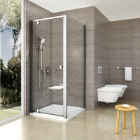 Perete lateral dus Ravak Pivot PPS 80cm  crom mat - 1