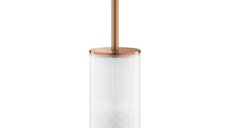 Perie wc cu suport de perete Grohe Selection  brushed warm sunset