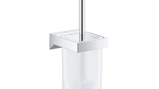 Perie wc cu suport de perete Grohe Selection Cube  crom