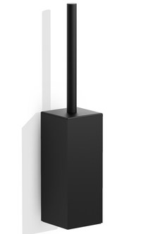 Perie WC cu suport Decor Walther Contract cu prindere pe perete  negru mat - 1