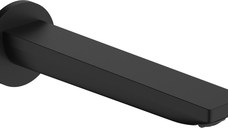 Pipa cada Hansgrohe Rebris E montaj incastrat  20cm  negru mat